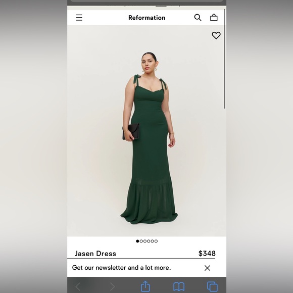 reformation jasen dress green Reformation Jasen Floral Green Maxi Dress